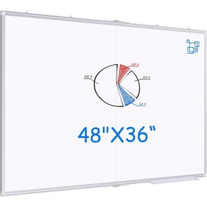 image:imageMagnetic White Board Dry Erase Board for Wall72 x 48 6ft x 4ft WallMounted Aluminum Frame Marker Board Foldable Portable Whiteboard with a Long Pen Tray for School Classroom Office amp Home48W x 36H