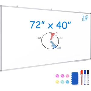 image:imageMaxtek White Board Dry Erase 72 x 48 Magnetic Dry Erase Whiteboard for Wall 6 x 4 WallMounted Aluminum Frame Versatile Presentation Marker Board with a Long Pen Tray for Classroom Office amp Home72 x 40 inches