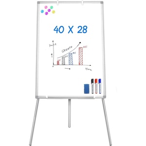 image:imageEasel Whiteboard  Magnetic Portable Dry Erase 36 x 24 Tripod Height Adjustable 3 x 2 Flipchart Easel Stand White Board for Office or Teaching at Home amp Classroom 36x24 White40x28 White