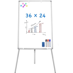 image:imageEasel Whiteboard  Magnetic Portable Dry Erase 36 x 24 Tripod Height Adjustable 3 x 2 Flipchart Easel Stand White Board for Office or Teaching at Home amp Classroom 36x24 White36x24 White
