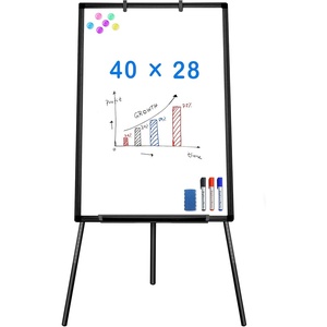 image:imageEasel Whiteboard  Magnetic Portable Dry Erase 36 x 24 Tripod Height Adjustable 3 x 2 Flipchart Easel Stand White Board for Office or Teaching at Home amp Classroom 36x24 White40x28 Black