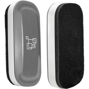 image:imagemaxtek Dry Erase Eraser Magnetic White Board Erasers  2 Pack Glass Whiteboard Eraser for Office and School Supplies Gray  WhiteGray 2pack