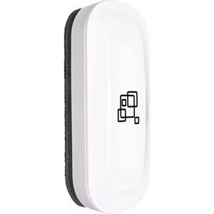 image:imagemaxtek Dry Erase Eraser Magnetic White Board Erasers  2 Pack Glass Whiteboard Eraser for Office and School Supplies Gray  WhiteWhite 1pack